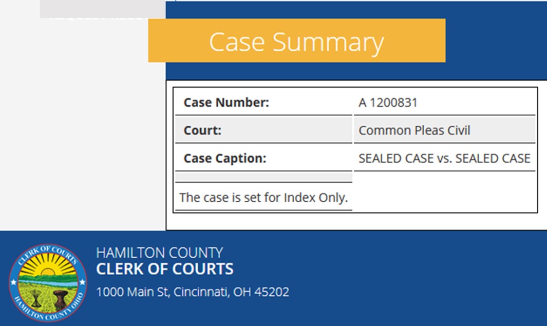 GARRETON RESOLUTION GROUP Lawsuit CASE SEALED