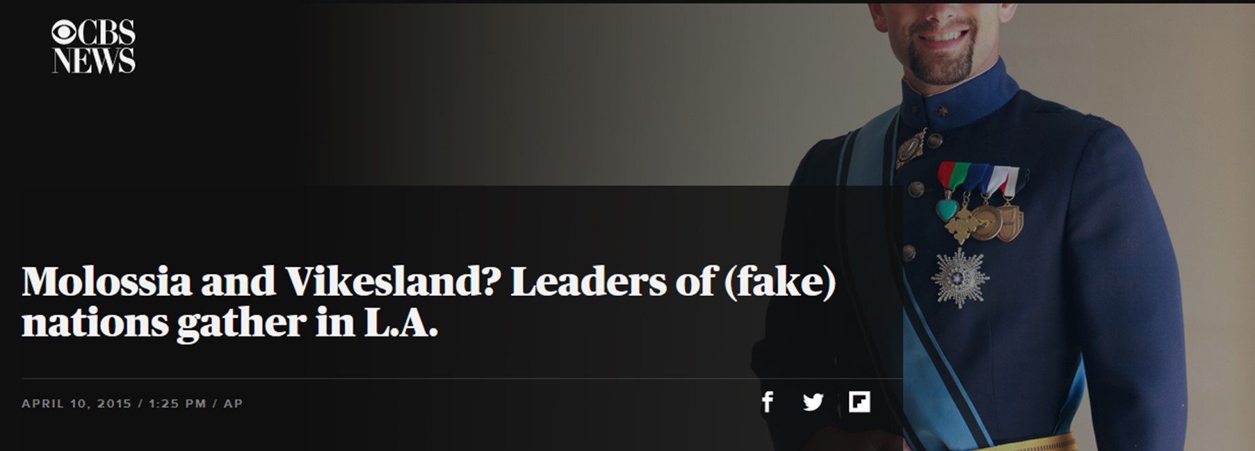 CBS News Fake Nation Molossia