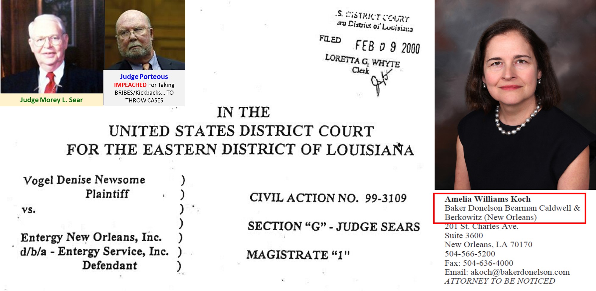 020900 Vogel Denise Newsome vs Entergy Services COMPLAINT